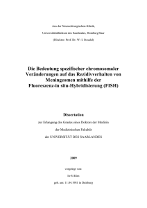 Die Bedeutung spezifischer chromosomaler Veränderungen auf das