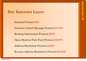 Internet layer/IP