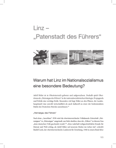 Linz – „Patenstadt des Führers“