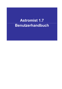 Astromist 1.7 Benutzerhandbuch