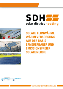 solare fernwärme wärmeversorgung auf der basis erneuerbarer und