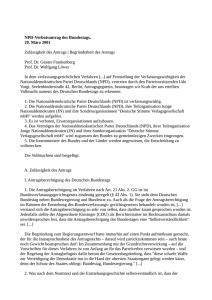 NPD-Verbotsantrag des Bundestags