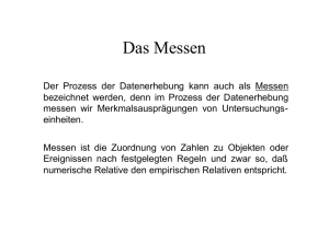 Messen und Skalieren