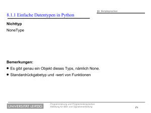 Python - Informatik Uni Leipzig