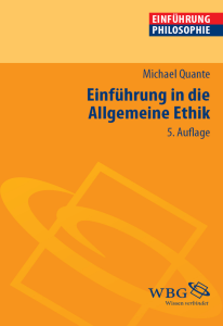 Einführung in die Allgemeine Ethik