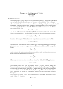 ¨Ubungen zur Festkörperphysik WS2010 v.Issendorff 21.1.2011 22