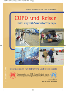 COPD und Reisen - Lungenemphysem