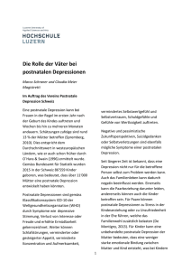 Die Rolle der Väter bei postnatalen Depressionen