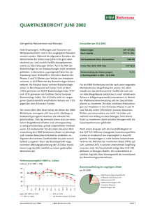 QUARTALSBERICHT JUNI 2002