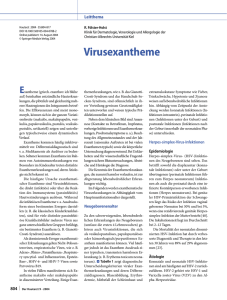 Virusexantheme