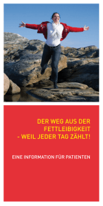 DEr WEg aus DEr fEttlEibigkEit