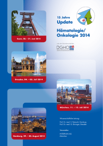 UPDATE Hämatologie/Onkologie 2014