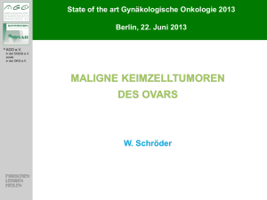 State of the art Gynäkologische Onkologie 2013 Berlin - AGO