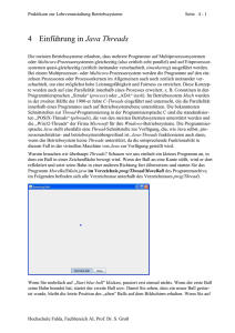 4 Einführung in Java Threads