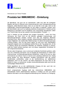 Prostata bei IMMUMEDIC