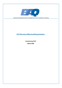 ICD-Revision/Wechsel/Explantation