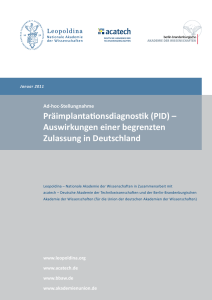 Stellungnahme als PDF - Union der deutschen Akademien der