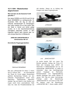 16.11.1944 – Masterbomber abgeschossen