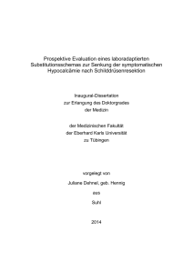 Prospektive Evaluation eines laboradaptierten