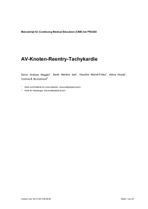 AV-Knoten-Reentry-Tachykardie (PDF Available)