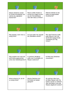 Welche Getränke werden für Kinder als geeignet und welche als
