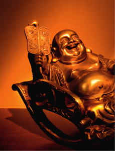 Der lachende Buddha, in: Fliege, April 2014