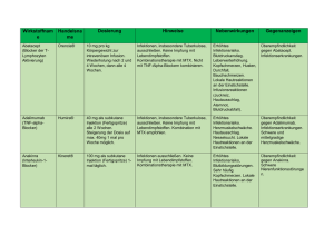 zur Tabelle Biologika - Deutsche Rheuma-Liga