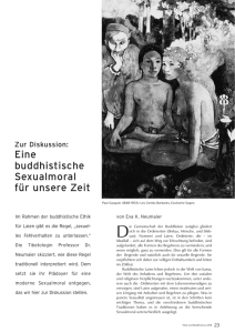 Eine buddhistische Sexualmoral für unsere Zeit