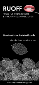 Biomimetische Zahnheilkunde