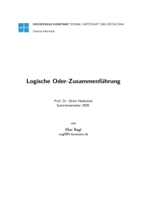 Logische Oder-Zusammenführung