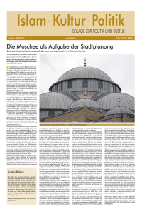 Die Moschee als Aufgabe der Stadtplanung