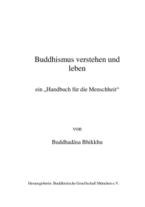 Buddhismus verstehen und leben - CrossAsia