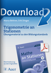 Trigonometrie an Stationen