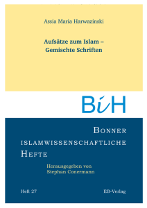 Aufsätze zum Islam – Gemischte Schriften BONNER