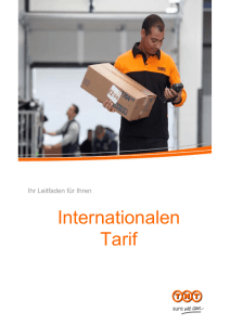 Internationalen Tarif