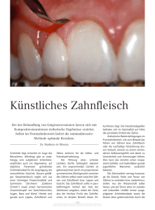 Künstliches Zahnfleisch (Dental Magazin 03