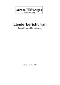 Länderbericht Iran - EEN