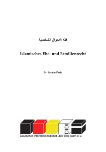 Islamisches Ehe- und Familienrecht - Way-to