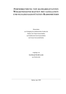 und flugzeuggestützten Radiometern - Userpage