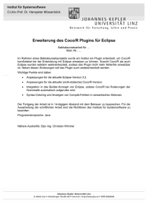 Erweiterung des Coco/R Plugins für Eclipse