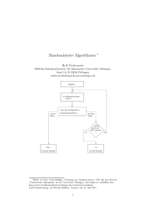 Randomisierte Algorithmen - Theoretische Informatik I