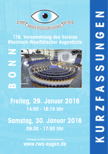 Abstract der 178. Versammlung in Bonn (2016)