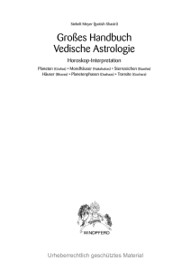 Großes Handbuch Vedischer Astrologie (Leseprobe)