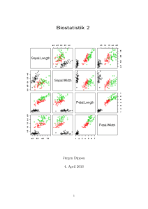 Biostatistik 2 - Institut für Stochastik und Anwendungen