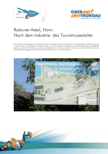 Raduner-Areal, Horn: Nach dem Industrie