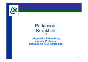 Parkinson-1, Krankheit