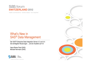 What`s New in SAS® Data Management