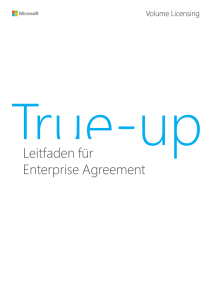 Leitfaden für Enterprise Agreement