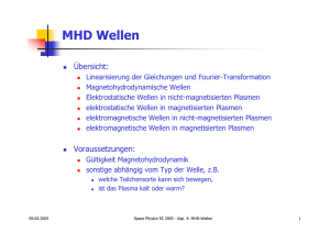 MHD Wellen