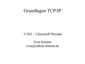 Vortrag Grundlagen TCP/IP